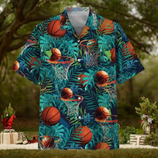 Basketball Tropical Hawaiian Shirt