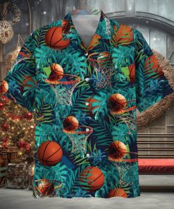 Basketball Tropical Hawaiian Shirt