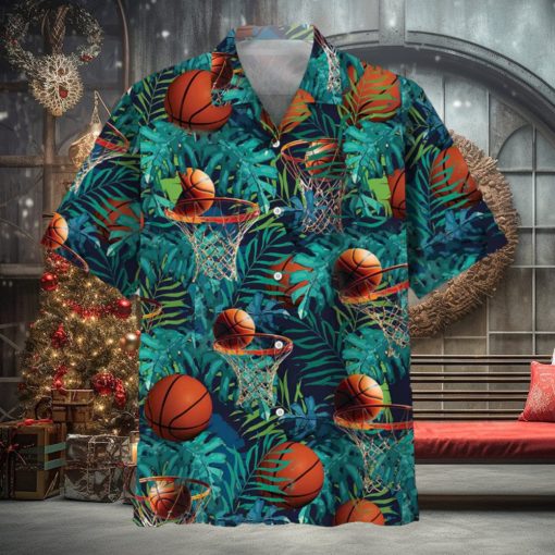 Basketball Tropical Hawaiian Shirt