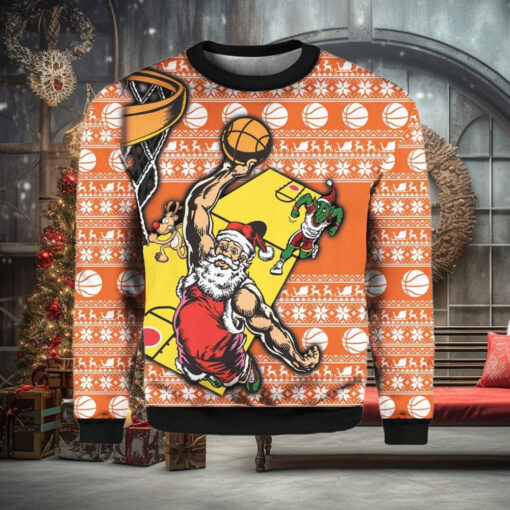 Basketball Ugly Christmas Sweater