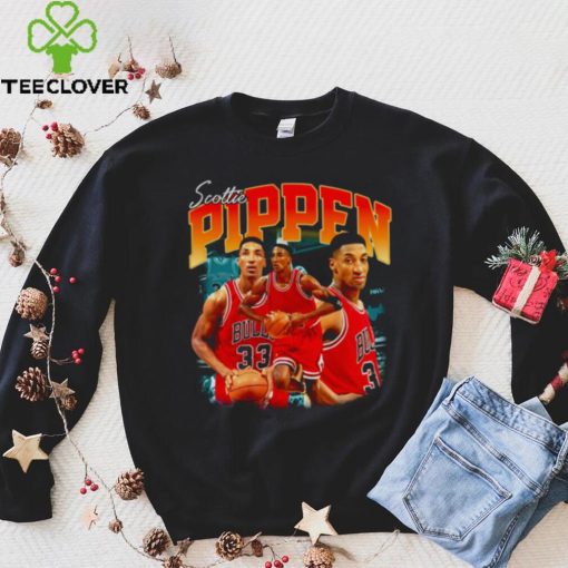 Basketball Vintage Retro 80s Scottie Pippen hoodie, sweater, longsleeve, shirt v-neck, t-shirt