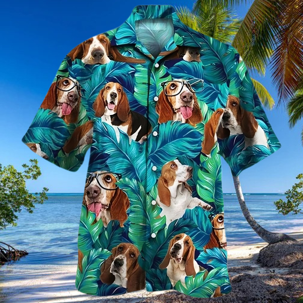 Basset Hound Dog Hawaiian Shirt