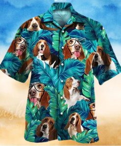 Basset Hound Dog Hawaiian Shirt