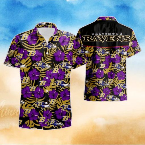 Batimore Ravens NFL 2023 Summer Beach Hawaiian Shirt And Short