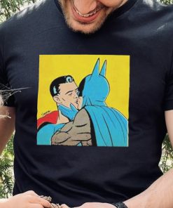 Batman And Superman Kissing T Shirt