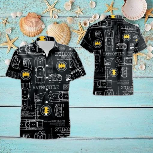 Batman Batmobile Shirt Summer Gift Hawaiian Shirt Unique Gift