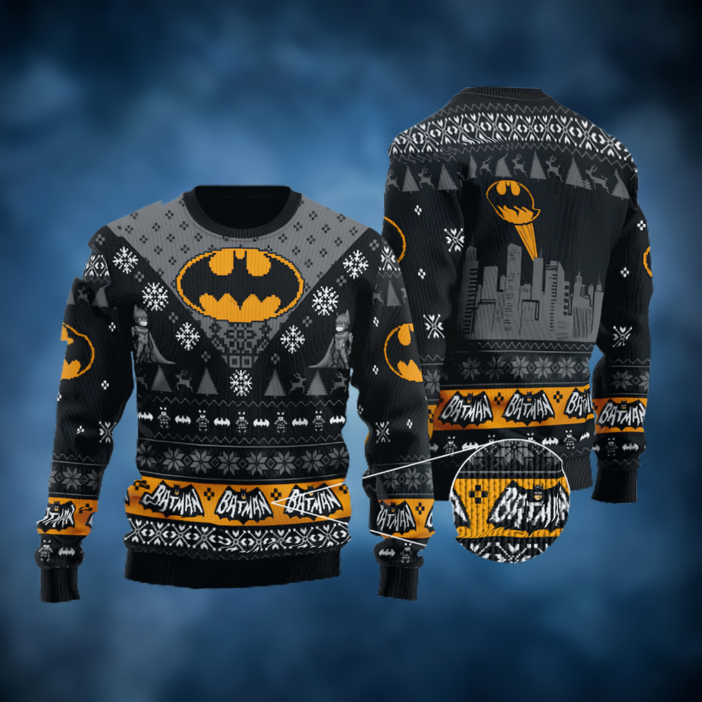 Batman The Dark Knight Ugly Christmas Sweater - Teeclover