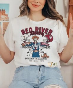 Battle For The Golden Hat Oct 7 Texas Longhorns Vs Oklahoma Sooners T Shirt