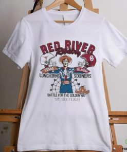 Battle For The Golden Hat Oct 7 Texas Longhorns Vs Oklahoma Sooners T Shirt
