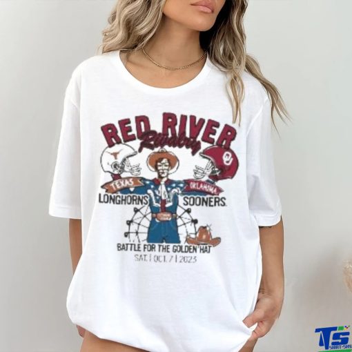 Battle For The Golden Hat Oct 7 Texas Longhorns Vs Oklahoma Sooners T Shirt