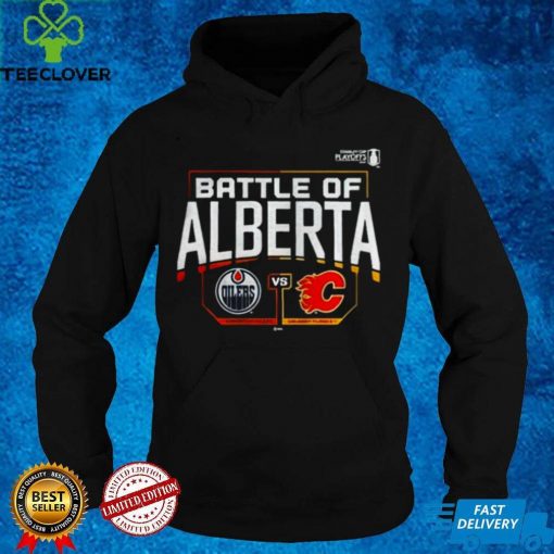 Battle Of Alberta Calgary Flames Vs. Edmonton Oilers hoodie, sweater, longsleeve, shirt v-neck, t-shirt
