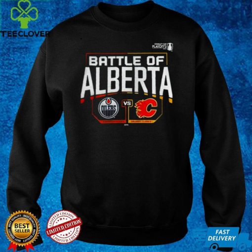 Battle Of Alberta Calgary Flames Vs. Edmonton Oilers hoodie, sweater, longsleeve, shirt v-neck, t-shirt