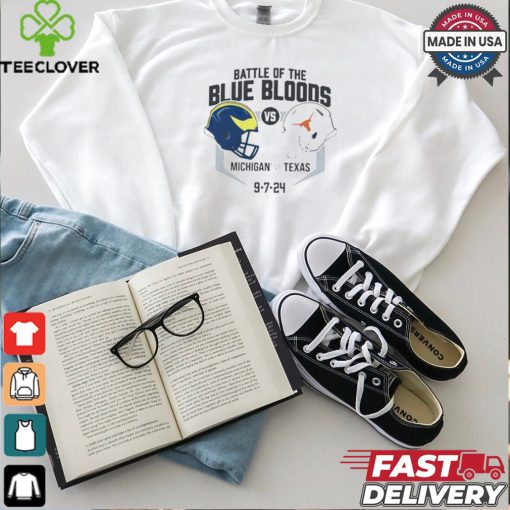 Battle of blue bloods Michigan Wolverines vs Texas Longhorns shirt