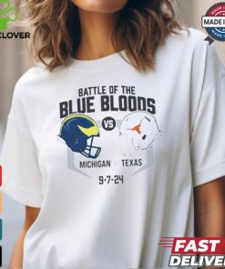 Battle of blue bloods Michigan Wolverines vs Texas Longhorns shirt