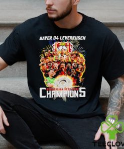 Bayer 04 Leverkusen Bundesliga 2023 2024 Champions shirt