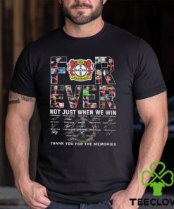 Bayer Leverkusen Forever Not Just When We Win Thank You For The Memories T Shirt 2 Bayer Leverkusen Forever Not Just When We Win Thank You For The Memories T Shirt