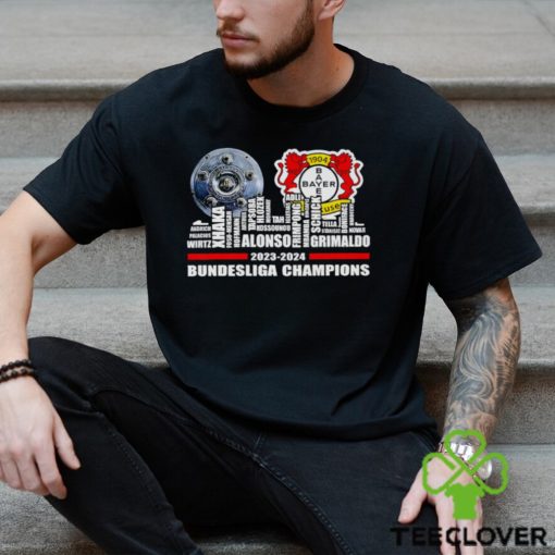 Bayer Leverkusen Xavi Alonso Bundesliga champions 2023 2024 hoodie, sweater, longsleeve, shirt v-neck, t-shirt