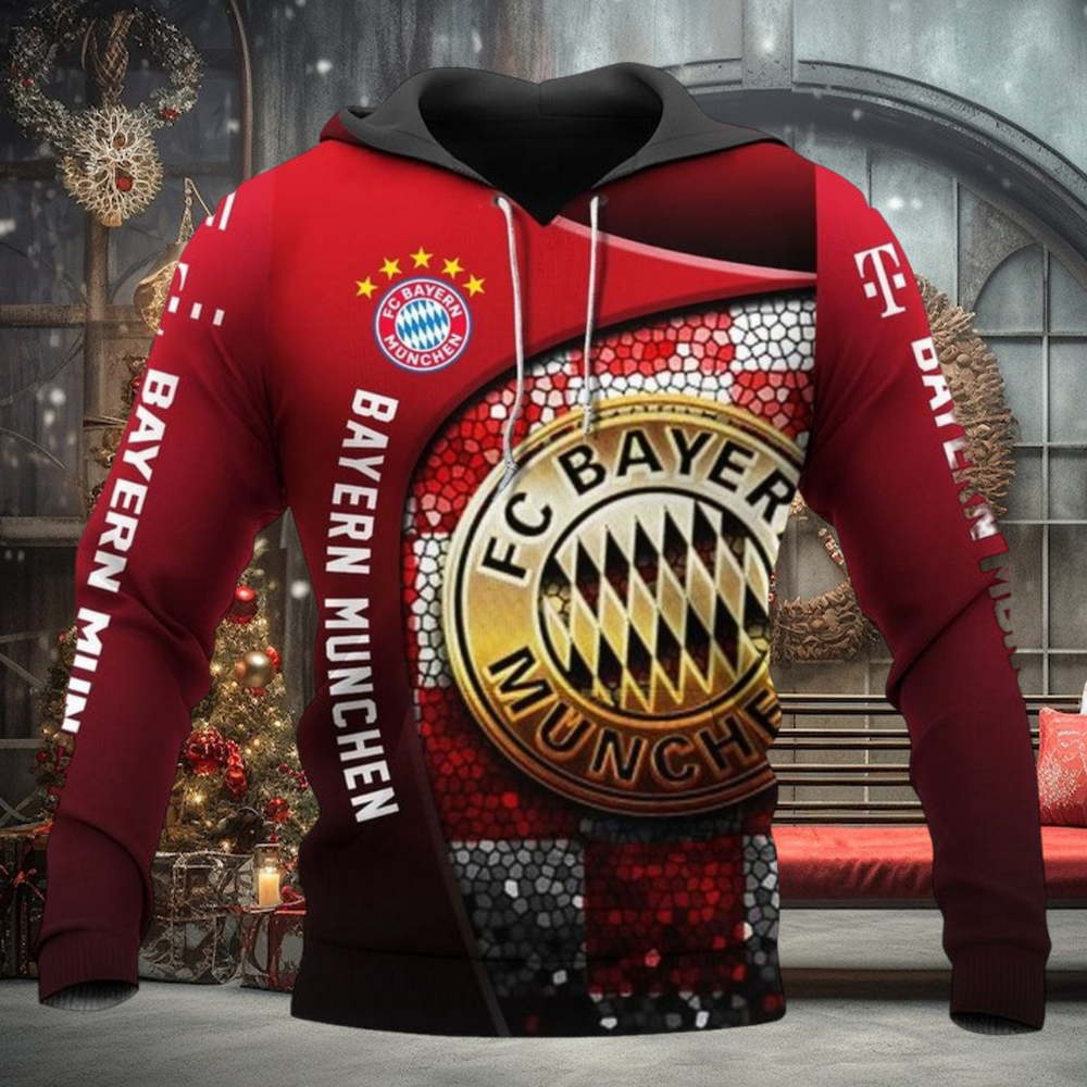 Bayern Munich Red The Bavarians Pullover Hoodie Bayern Munich Red The Bavarians Pullover Hoodie