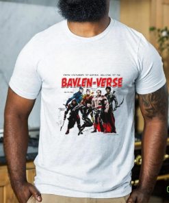 Baylen Levine from Youtubers to Heroes welcome to the Baylen Verse shirt