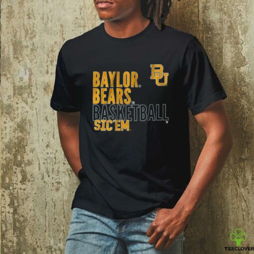 Baylor Basketball Text Logo Overlay Shirt
