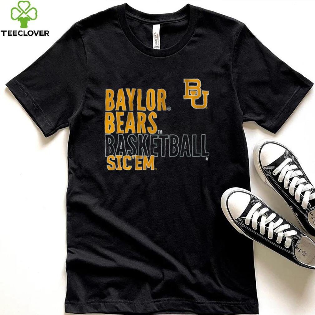Baylor Basketball Text Logo Overlay Shirt Baylor Basketball Text Logo Overlay Shirt