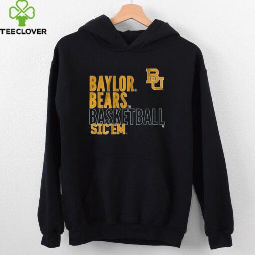 Baylor Basketball Text Logo Overlay Shirt