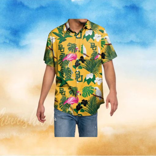 Baylor Bears Floral Hawaiian Shirt