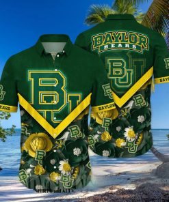 Baylor Bears NCAA Floral Unisex All Over Printed Hawaiian Shirt