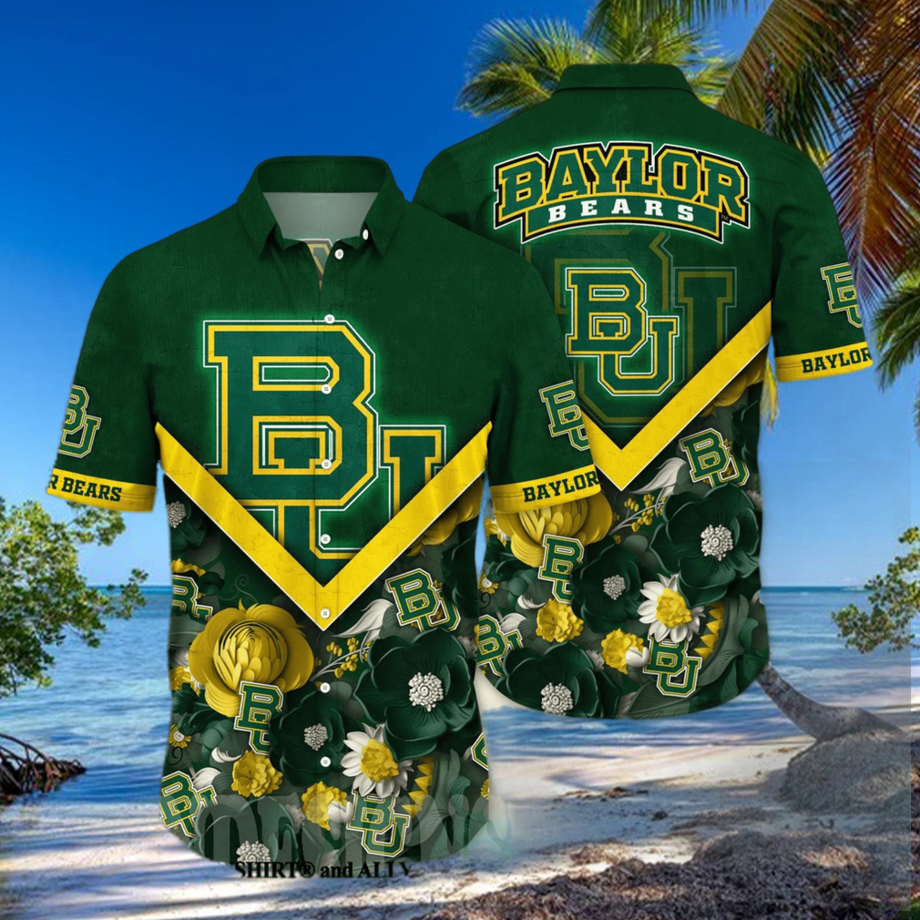 Baylor Bears NCAA Floral Unisex All Over Printed Hawaiian Shirt Baylor Bears NCAA Floral Unisex All Over Printed Hawaiian Shirt