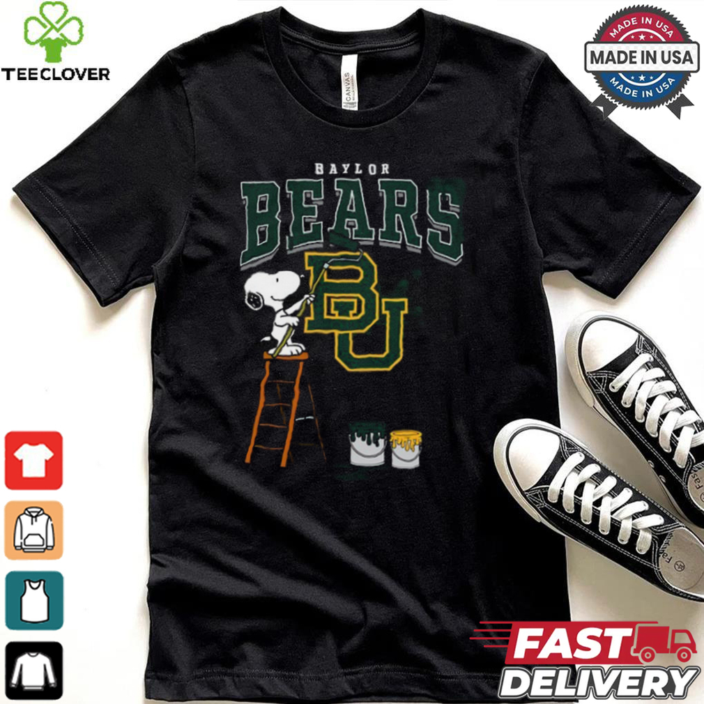 Baylor Bears Snoopy Painting Shirt Baylor Bears Snoopy Painting Shirt