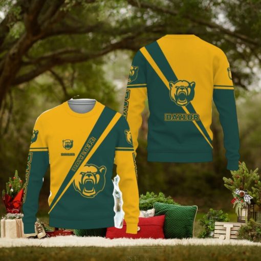 Baylor Bears Style Knitted Xmas Sweater For Fans
