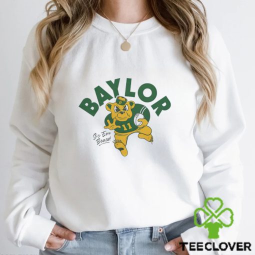 Baylor Bears football mascot Sic ’em stiff arm hoodie, sweater, longsleeve, shirt v-neck, t-shirt