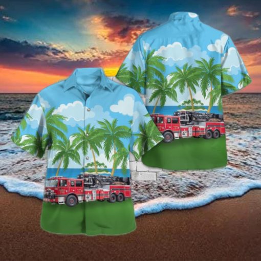 Bayport, New York, Bayport Fire Department Hook & Ladder Company No. 1 The Devils Tower Hawaiian Shirt