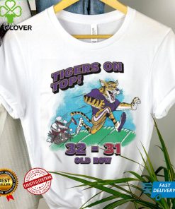 LSU Tigers 32 31 Alabama Crimson Tide Tigers On Top Shirt