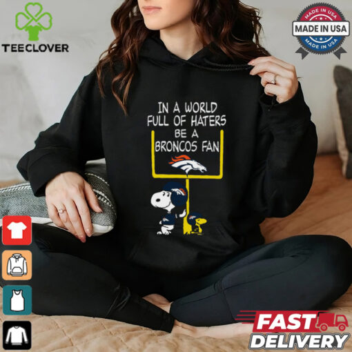 Be A Broncos Fan Denver Broncos x Snoopy Mashup Shirts