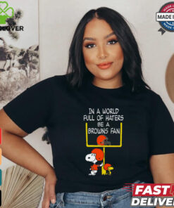 Be A Browns Fan Cleveland Browns x Snoopy Mashup Shirts