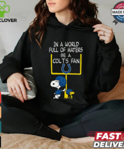 Be A Colts Fan Indianapolis Colts x Snoopy Mashup Shirts