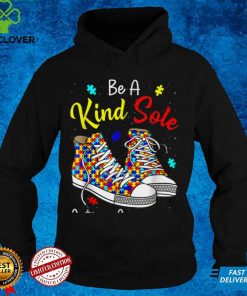 Be A Kind Sole Autism Awareness Rainbow Trendy Puzzle Shoes T Shirt