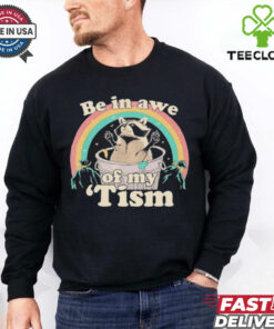 Be In Awe Of My ‘Tism Raccoon Rainbow T shirts
