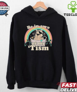 Be In Awe Of My ‘Tism Raccoon Rainbow T shirts
