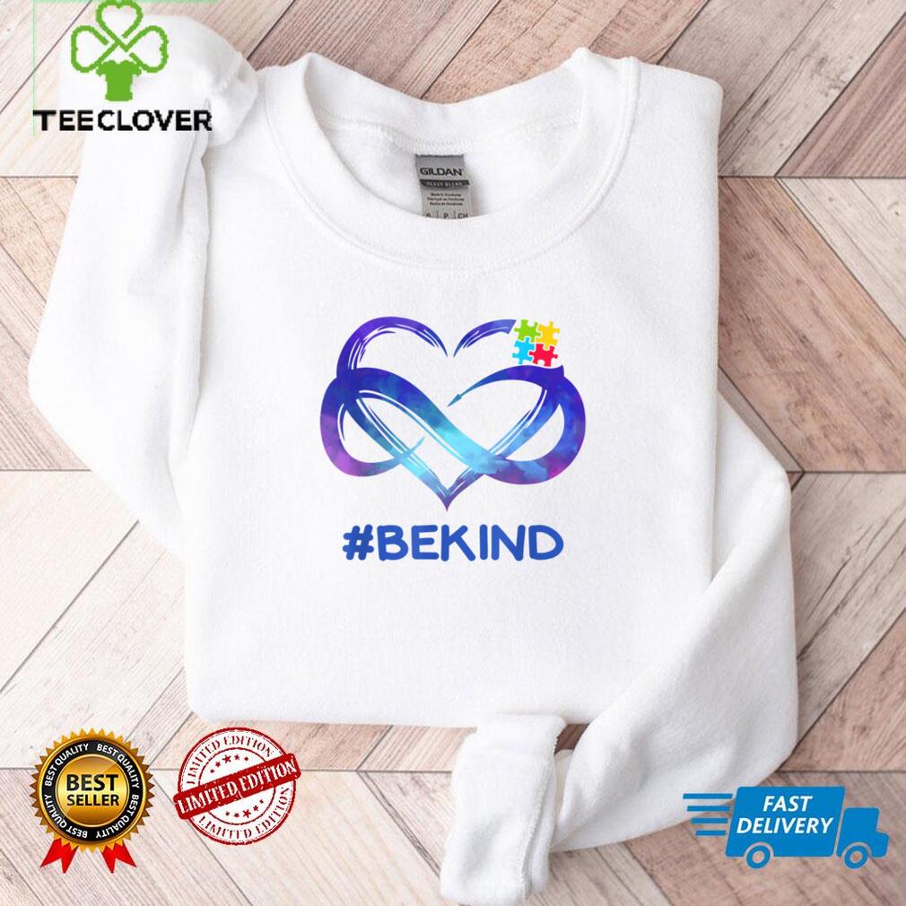 Be Kind Autism Awareness Heart   Autism Awareness Month T Shirt