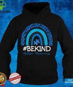 Be Kind Autism Awareness Women Girls Leopard Rainbow Print T Shirt 1 Be Kind Autism Awareness Women Girls Leopard Rainbow Print T Shirt
