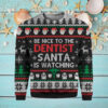 Santa Going Down 3D Ugly Christmas Sweater