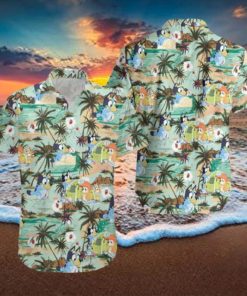 Beach Aloha Bluey Hawaiian Shirt Best Gift For Adult Cartoon Lovers