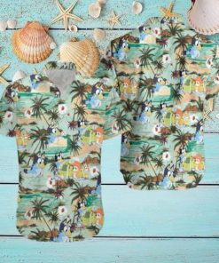 Beach Aloha Bluey Hawaiian Shirt Best Gift For Adult Cartoon Lovers