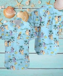 Beach Aloha Bluey Hawaiian Shirt Cartoon Lovers Gift