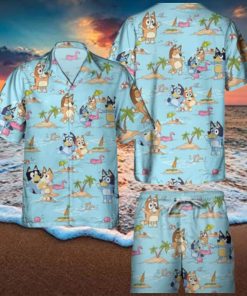 Beach Aloha Bluey Hawaiian Shirt Gift For Summer Holiday