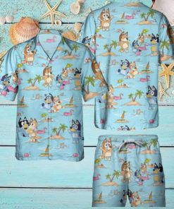 Beach Aloha Bluey Hawaiian Shirt Gift For Summer Holiday