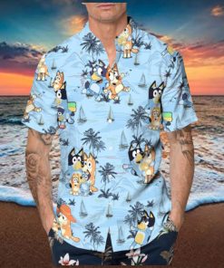 Beach Aloha Bluey Hawaiian Shirt Summer Gift For Friend