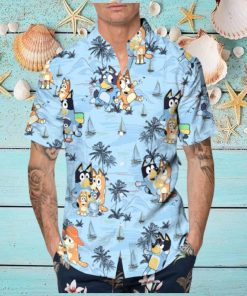 Beach Aloha Bluey Hawaiian Shirt Summer Gift For Friend